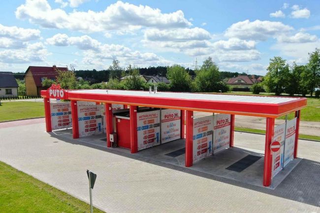 PUTO self-service car wash in Jelgava.
