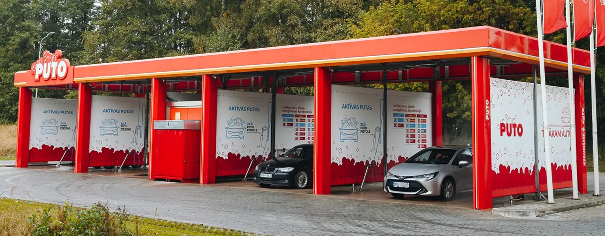 PUTO pašapklapošanās automazgātava