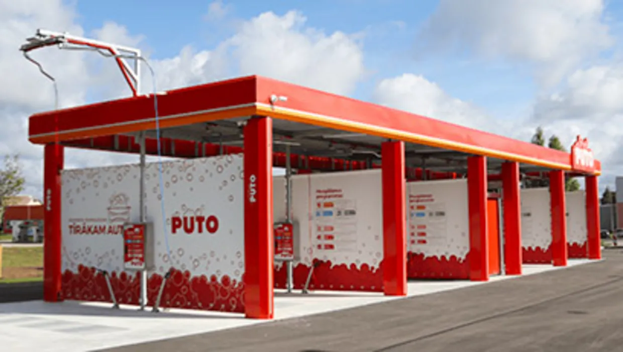 PUTO pašapklapošanās automazgātava